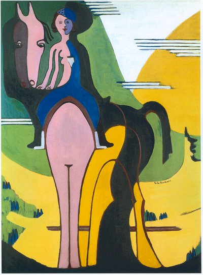 Horsewoman by Ernst Ludwig Kirchner